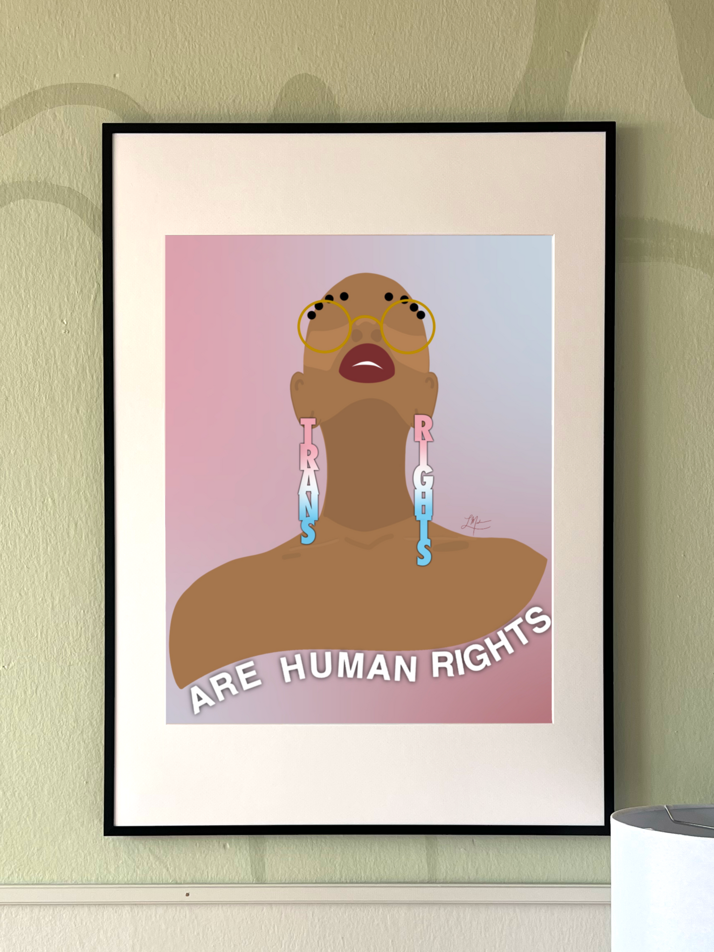 Trans Rights = Human Rights | Art Print