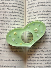 Load image into Gallery viewer, Book Page Holder | Single | Heart and Flower Design
